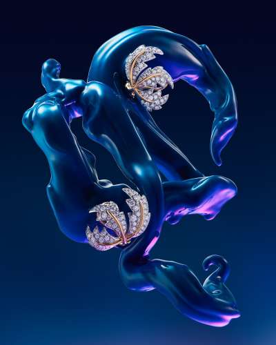 Sculpture pour haute joaillerie. Photography by Maxime Guyon. Published in Narcisse Magazine